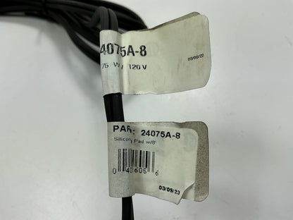NEW UNBOXED Kats 24075A Silicone 3''x5'' Pad Heater, 75 Watts, 120 Volt Plug