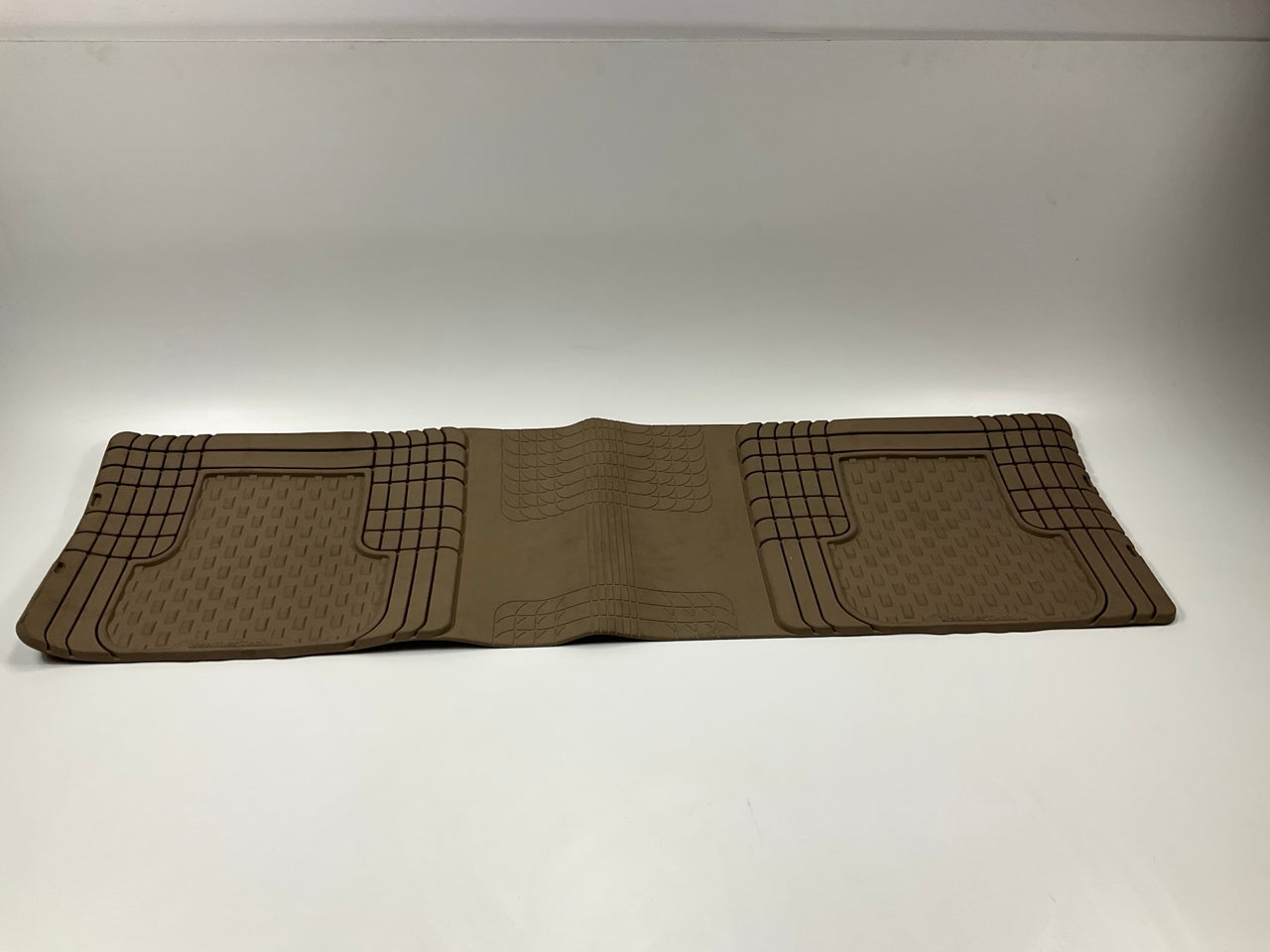 Cut-to-fit Universal BROWN 56''x16'' ''Over The Hump'' Rubber Car SUV Rear Floor Mat