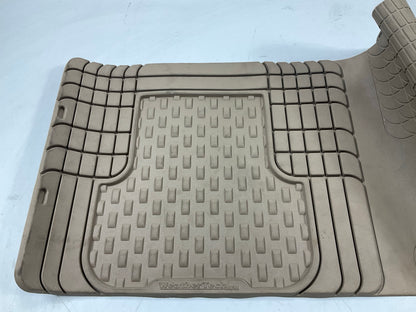 Cut-to-fit Universal BROWN 56''x16'' ''Over The Hump'' Rubber Car SUV Rear Floor Mat