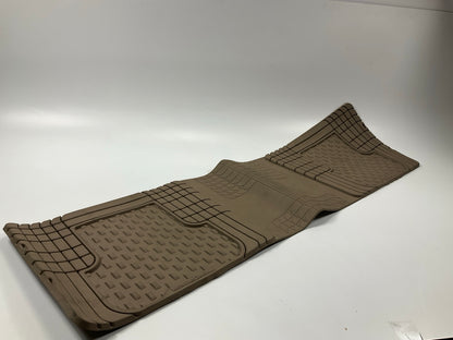 Cut-to-fit Universal BROWN 56''x16'' ''Over The Hump'' Rubber Car SUV Rear Floor Mat