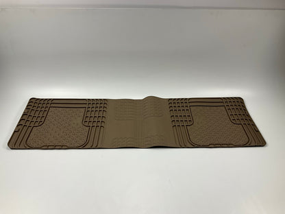 Cut-to-fit Universal BROWN 56''x16'' ''Over The Hump'' Rubber Car SUV Rear Floor Mat