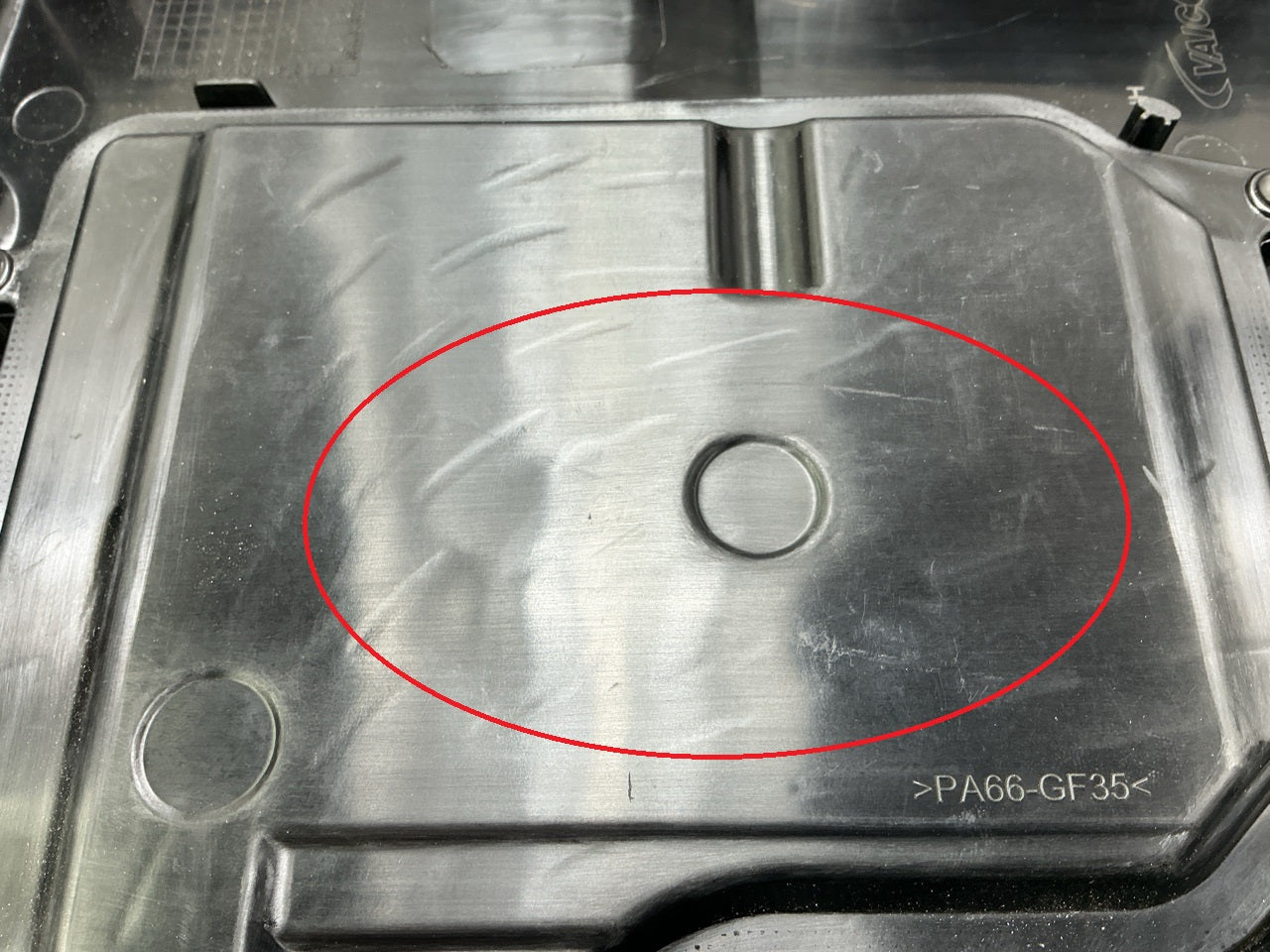 Has Some Scratches, Comes As Is - Vaico 265-887 Auto Trans Oil Pan