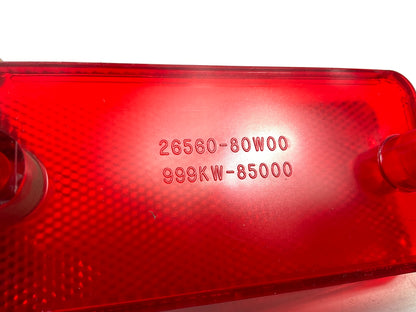 (2) NEW UNBOXED Rear Bumper Reflectors For 1979-1985 Datsun 720 Pickup Truck