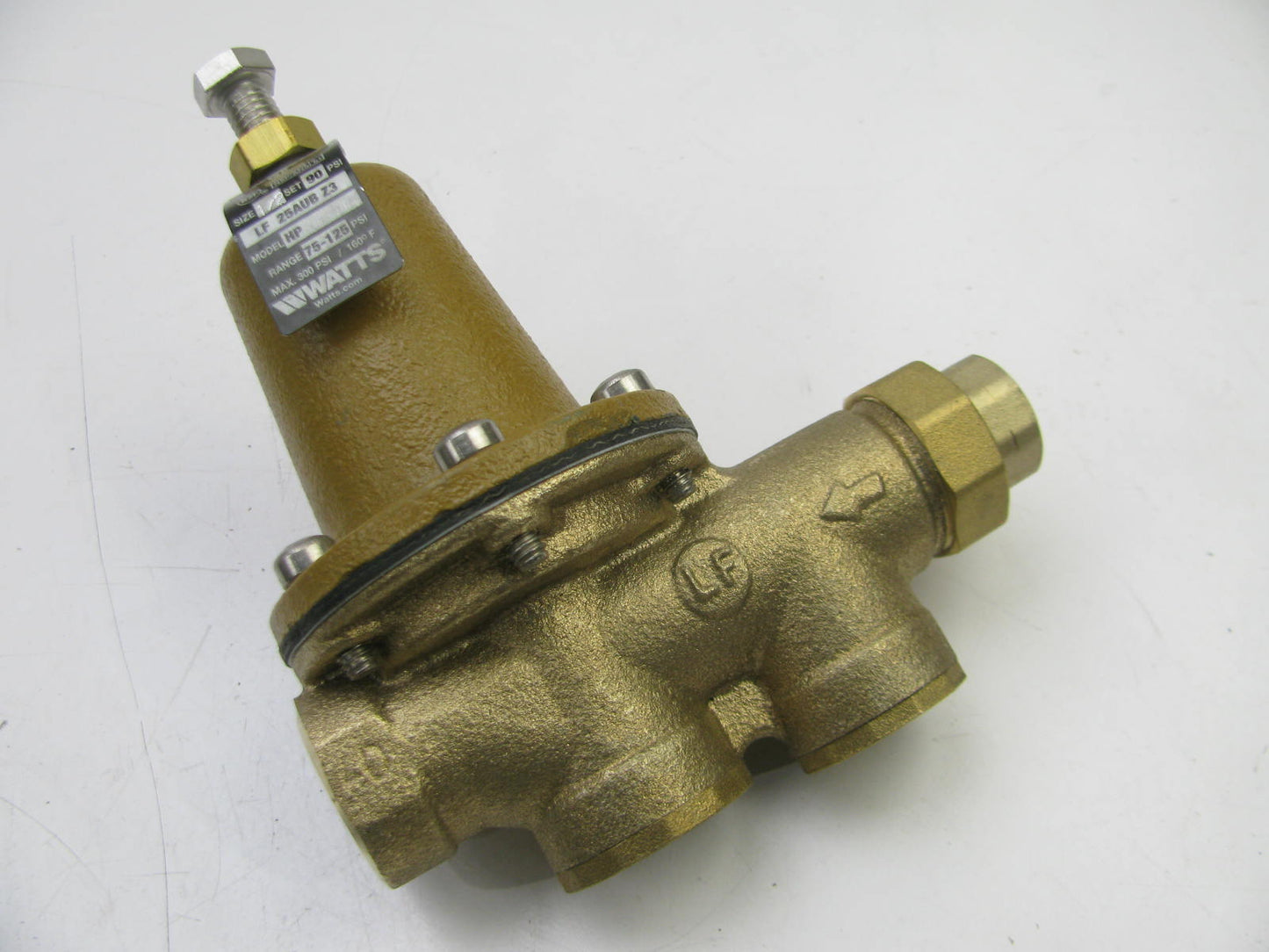 NEW - UNBOXED WATTS 26X116 Adjustable Water Pressure Regulator Valve, 75-125 PSI
