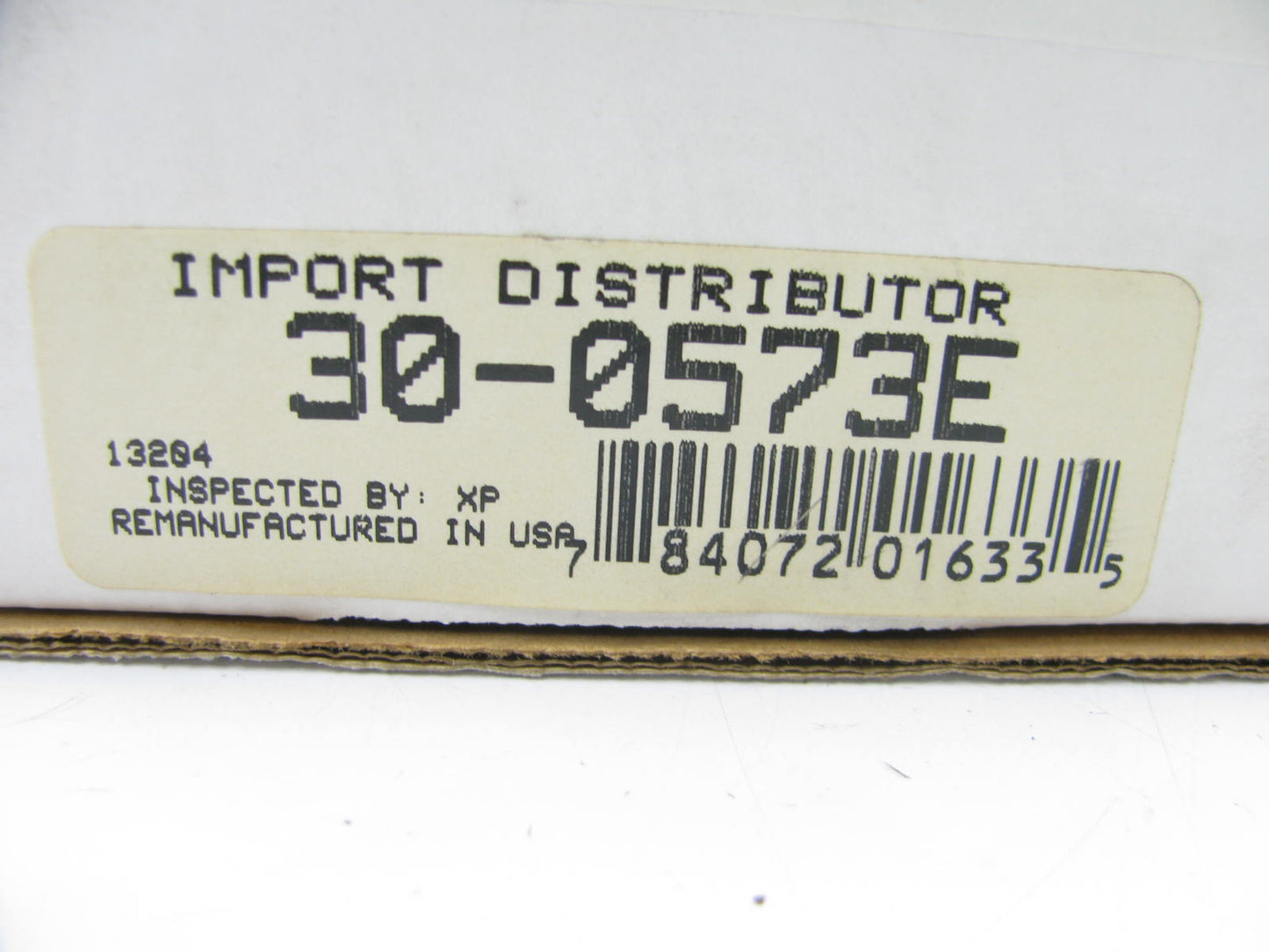 Reman Distributor  30-0573E  For 1990 Mitsubishi Eclipse, Laser 1.8L