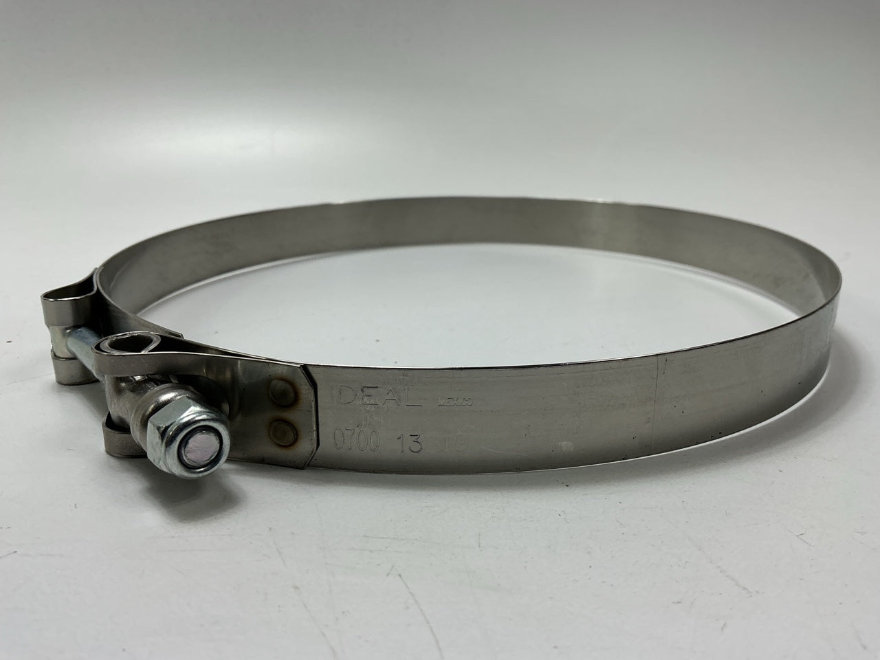 (10) Ideal T-bolt Hose Clamps 7'' To 7.31'' Hose, 3/4'' Wide, Stainless Steel