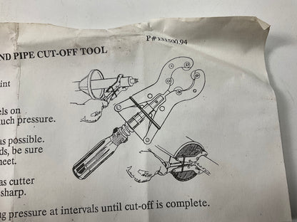 USED Tool #10 - Lisle 31500 Muffler Exhaust Cutter Tool 1-3/8''-2-1/2'' Pipe