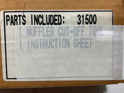 USED Tool # 7 - Lisle 31500 Muffler Exhaust Cutter Tool 1-3/8''-2-1/2'' Pipe