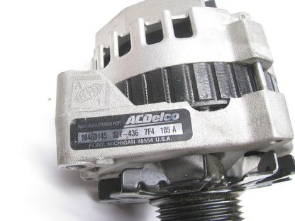 REMAN- Acdelco 321-436 Delco Remy Alternator 12V 105A 1990-2000 Topkick & Kodiak
