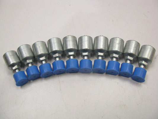 (10) NEW - 323-6157 XN Spiral -6 ORFS Straight Female Hydraulic Fitting For CAT