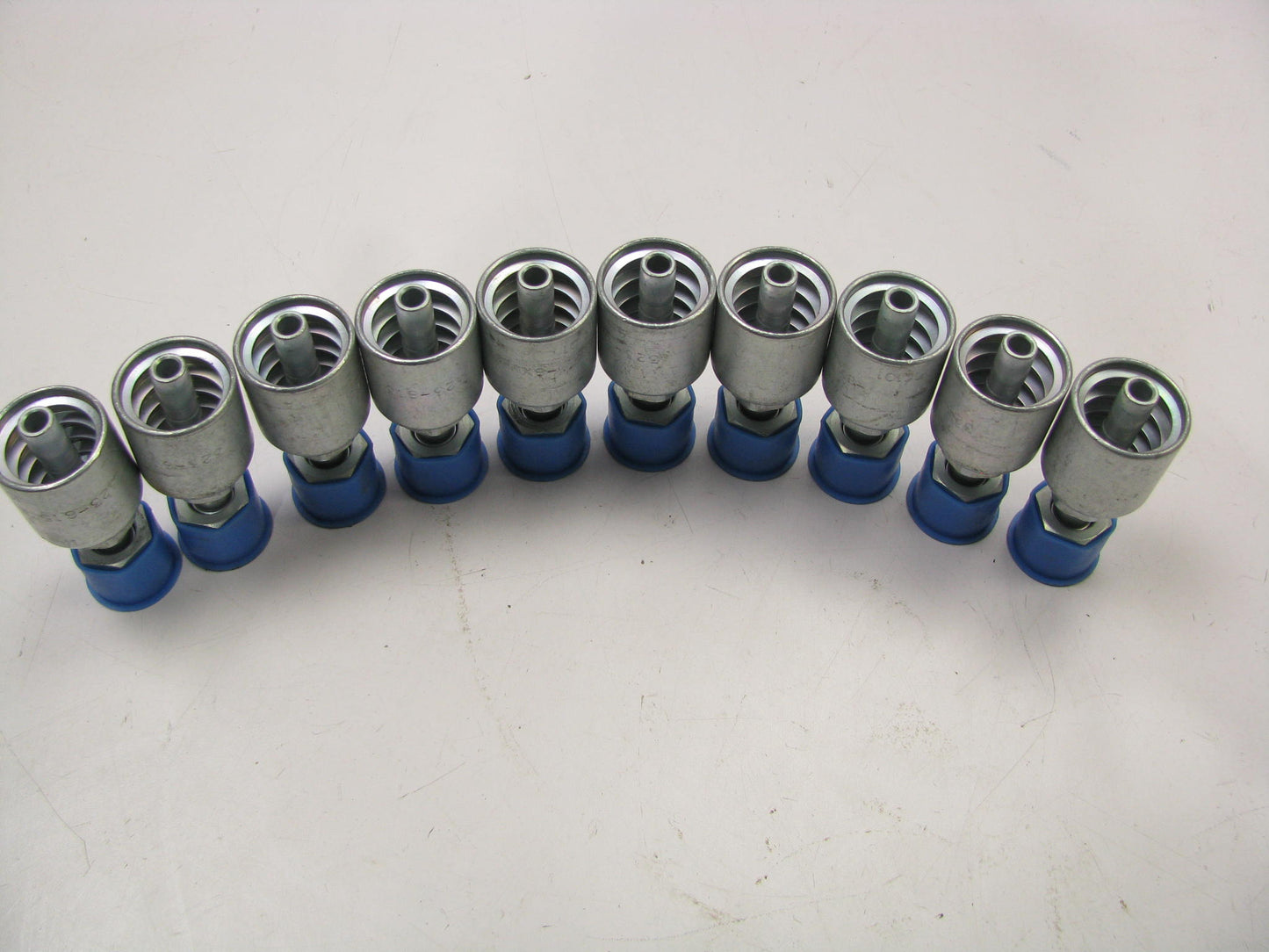 (10) NEW - 323-6157 XN Spiral -6 ORFS Straight Female Hydraulic Fitting For CAT