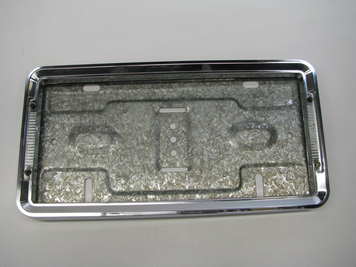 VINTAGE DIETZ 324-36010 Chrome-plated Steel License Plate Frame Holder Bracket