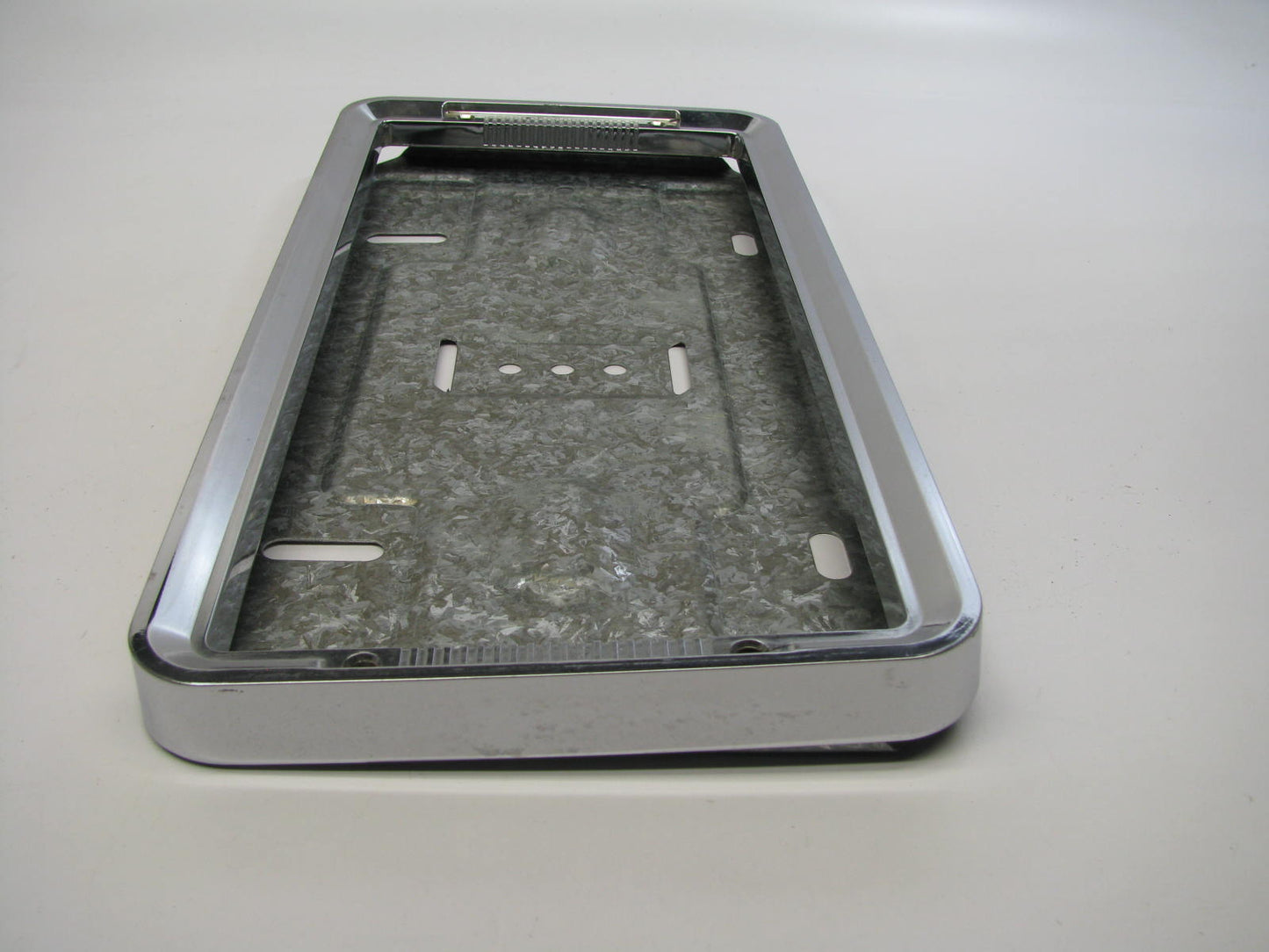 VINTAGE DIETZ 324-36010 Chrome-plated Steel License Plate Frame Holder Bracket
