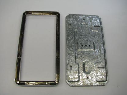 VINTAGE DIETZ 324-36010 Chrome-plated Steel License Plate Frame Holder Bracket