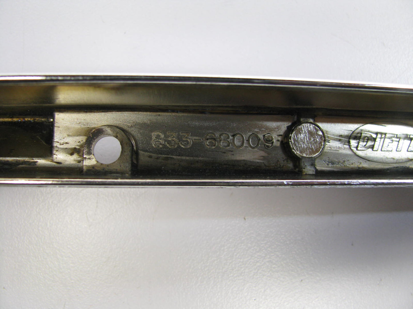 VINTAGE DIETZ 324-36010 Chrome-plated Steel License Plate Frame Holder Bracket