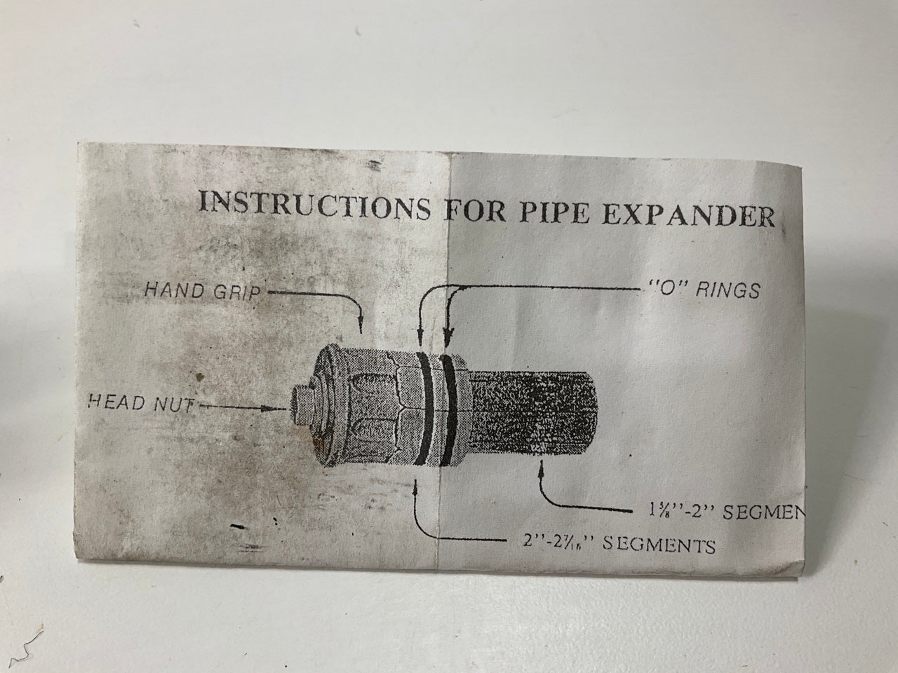 USED #3 - LISLE 32500 Exhaust Pipe Expander Tool - 1-5/8'' To 2-7/16''