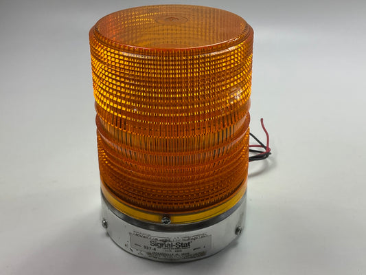 New Unboxed - Vintage Signal-stat 337-4 Orange Beacon Warning Lamp, 24V DC