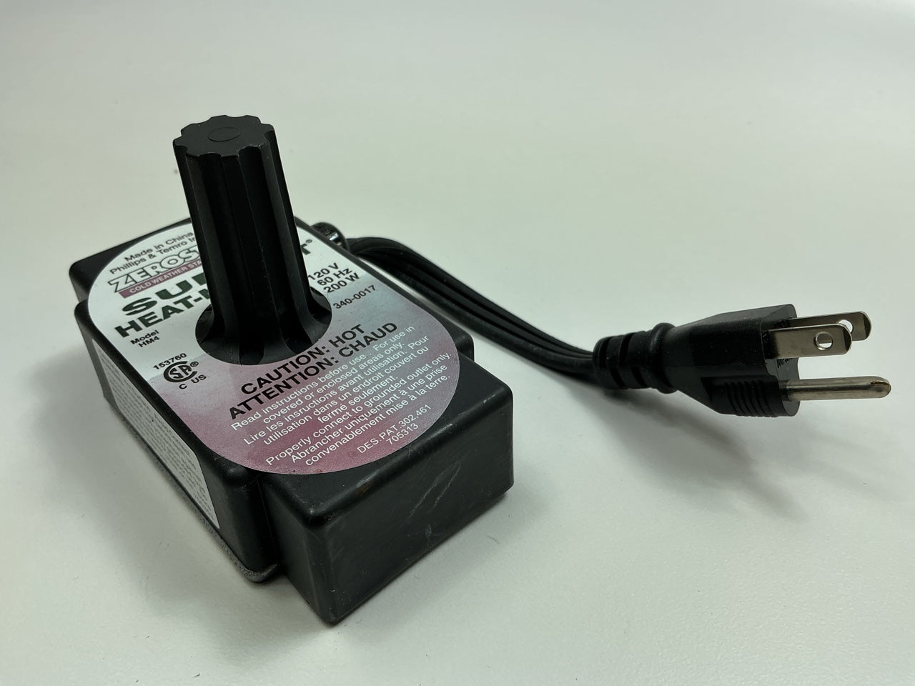 UNBOXED Zerostart 3400017 Portable Electric Heat Magnet Heater 200 Watts 120V