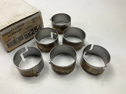 (6) Walker 35254 Exhaust Bushing Reducler Sleeves - 2-1/8'' To 2''