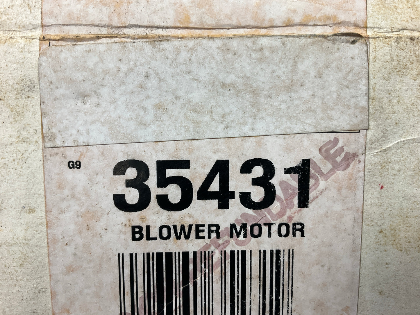 NEW - UNBOXED 35431 Blower Motor For 1986-1991 Mack MC, 1986-1996 MR