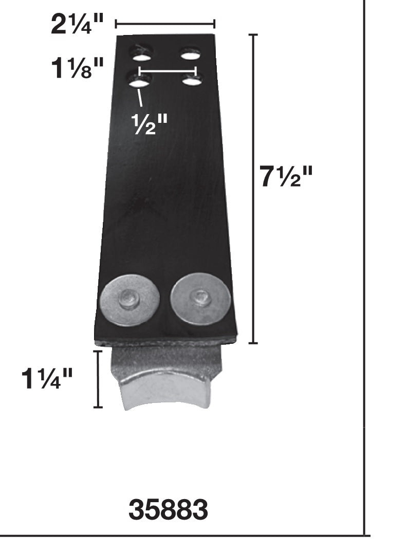 Walker 35883 Universal Exhaust System Hanger - See Last Photo For Dimensions