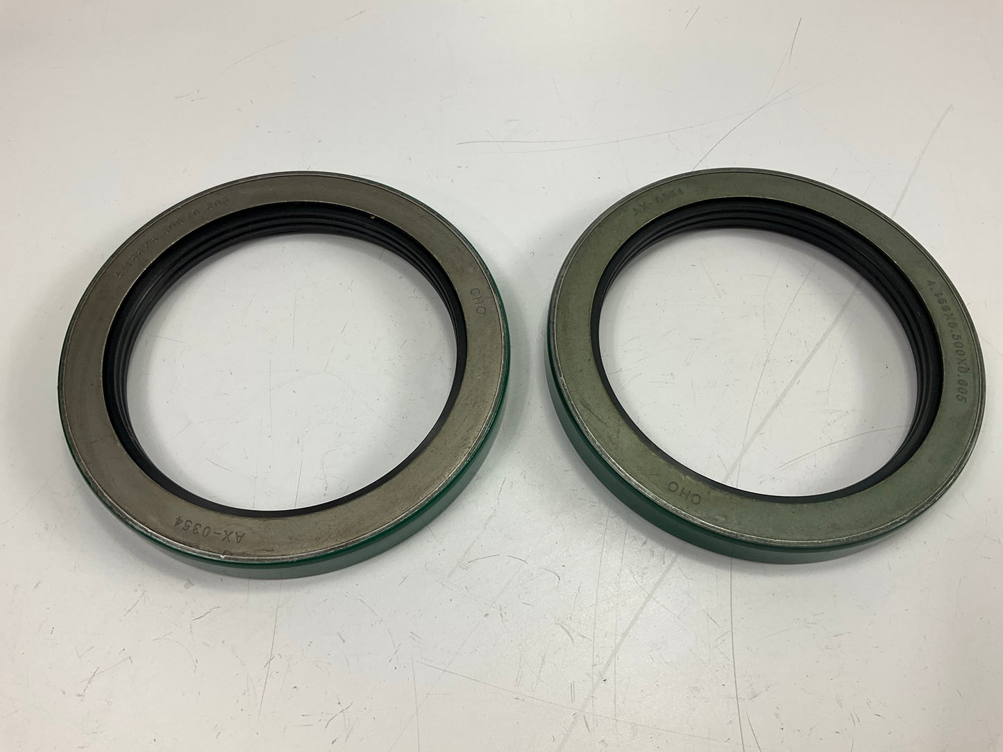 (2) NEW - OUT OF BOX 370106A Wheel Seal - 5.506'' OD X 4.166'' ID X 0.605'' W
