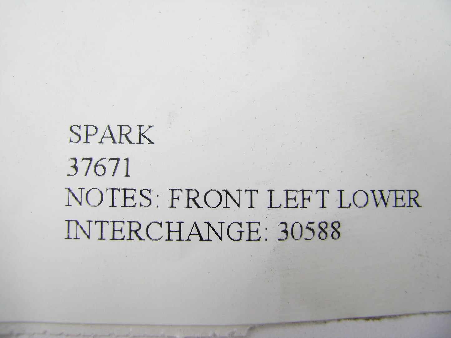 NEW - Out Of Box 37671 Drum Brake Wheel Cylinder - Front Left Lower