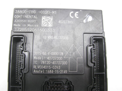 NEW UNBOXED 38011-TBG-C020-M1 Body Control Module & 2 Key Fobs 16-17 Civic Coupe