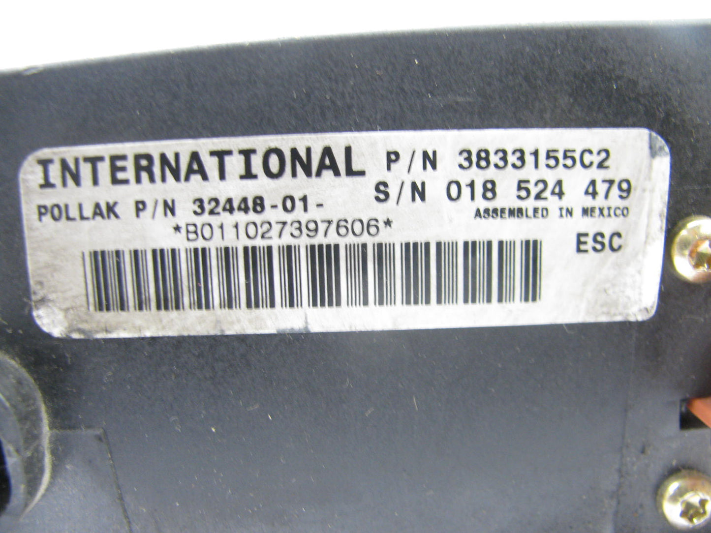 REBUILDABLE CORE - OEM International 3833155C2 Chassis Control Module ECM ECU
