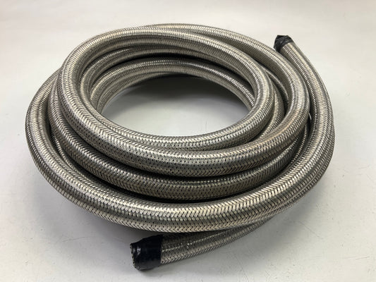 UNBOXED SPECTRE Stainless Steel Flex 1/2'' Oil Cooler Heater Hose 25 Ft Roll 25'