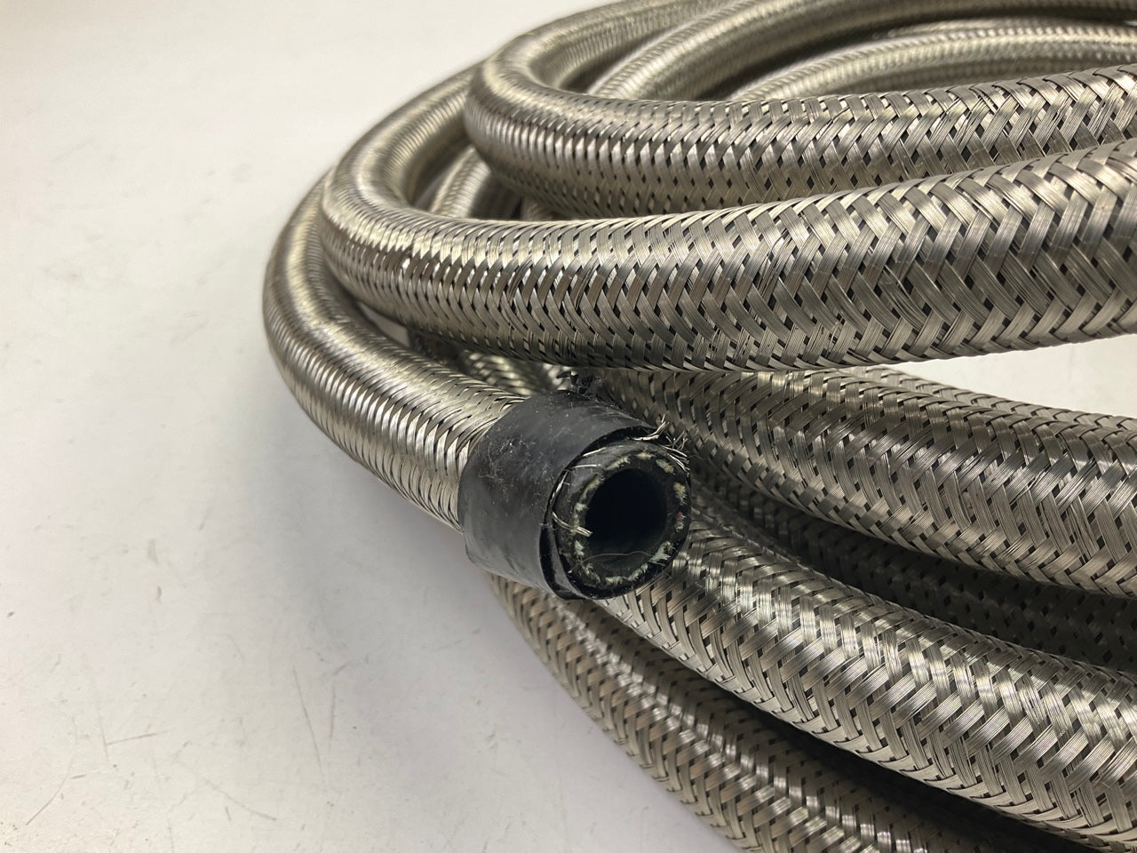 UNBOXED SPECTRE Stainless Steel Flex 1/2'' Oil Cooler Heater Hose 25 Ft Roll 25'