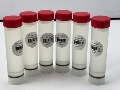 NEW UNBOXED - (6) UView 399046 Universal PAG 46 Oil Cartridges, 1 Oz Each