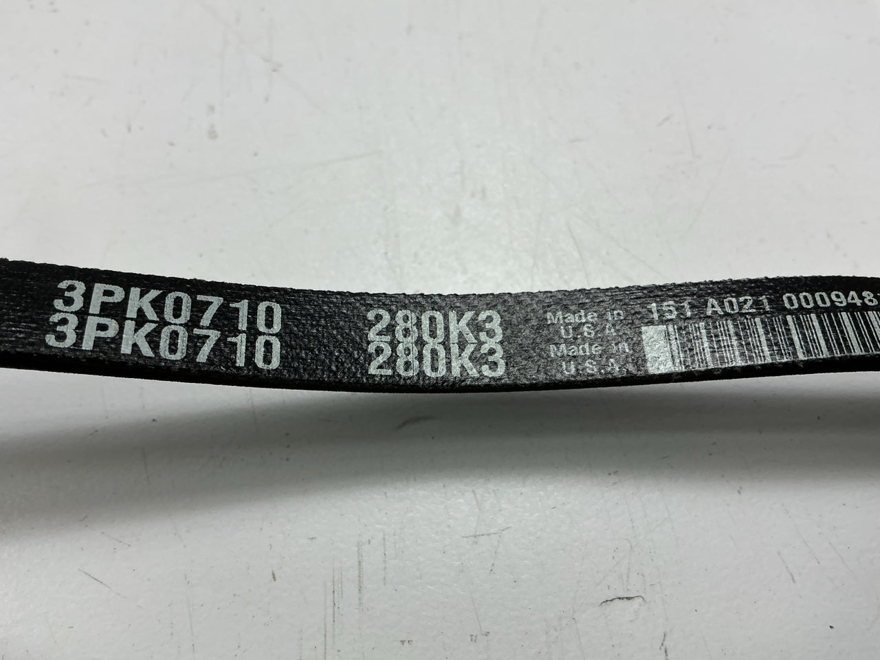 NEW - 3PK0710 Serpentine Belt For 1986-1989 Acura Integra 1.6L