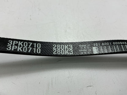 NEW - 3PK0710 Serpentine Belt For 1986-1989 Acura Integra 1.6L