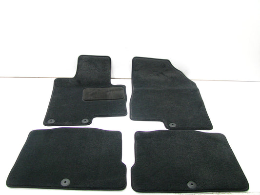 NEW OUT OF BOX - FRONT & REAR Floor Carpet Mats BLACK OEM For 14-16 Kia Cadenza