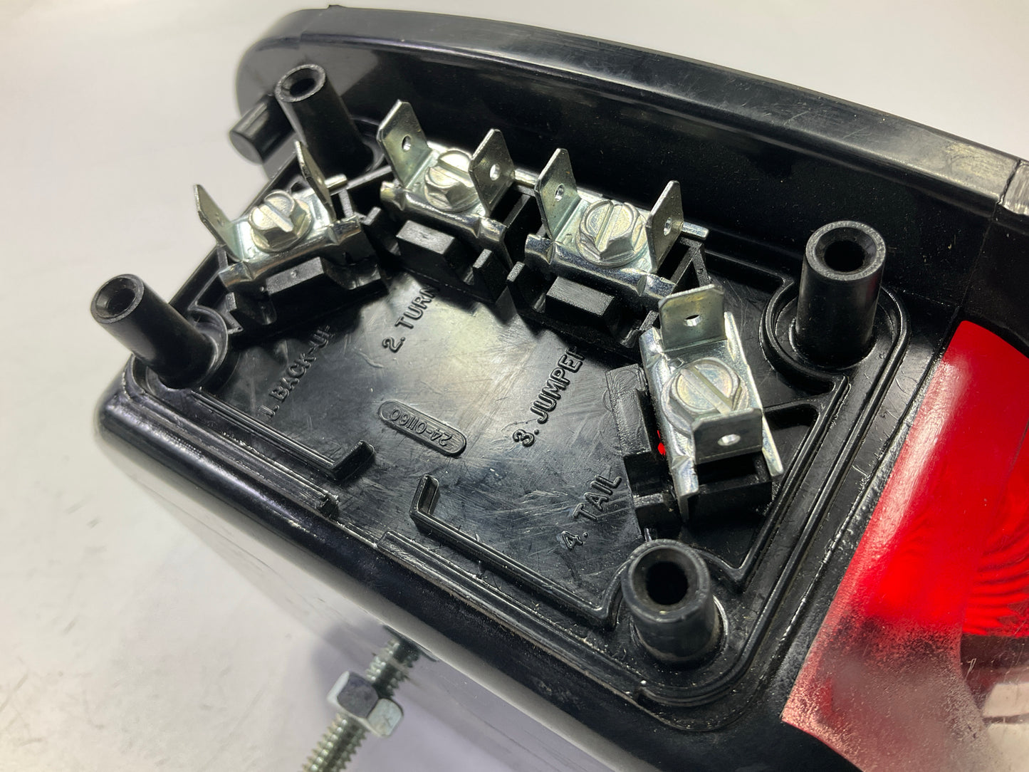 NEW UNBOXED Vintage Signal-stat 4014 Tail Light Lamp Red Stop Turn 3-Stud Light