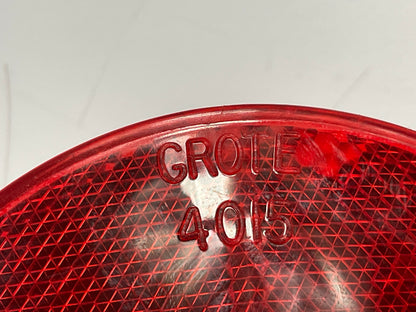 Grote 4015 Red 3.25'' Sealed Circular Light Lamp Reflector Lens SAE-A-75 DOT