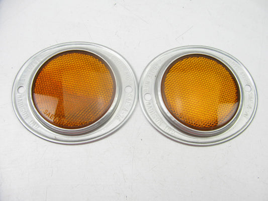NEW OUT OF BOX  - (2) Grote 4023 Side Marker Reflectors, 4-5/8'' AMBER