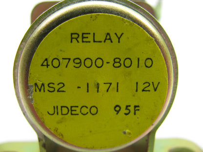 NEW - OUT OF BOX - 407900-8010 Jideco Glow Plug Relay -  Mitsubishi Diesel