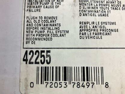 NEW AFTERMARKET 42255 Water Pump 1993-1997 Lexus GS300, 92-00 SC300