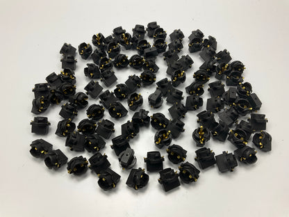 (100 Pcs)  #194 Instrument Panel Light Bulb Lamp Dashboard Socket Plugs 4437565