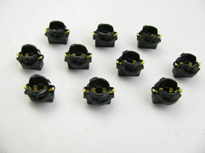 (10) # 194 Dashboard  Light Bulb Lamp Socket Plugs Chevelle Caprice Camaro C10