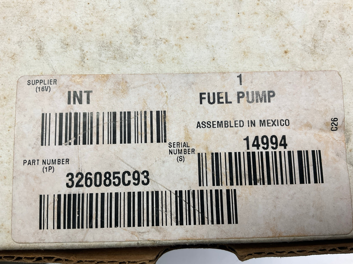 NEW 4459 Mechanical Fuel Pump 326085C93 -  Elgin Sweeper, Austin Western