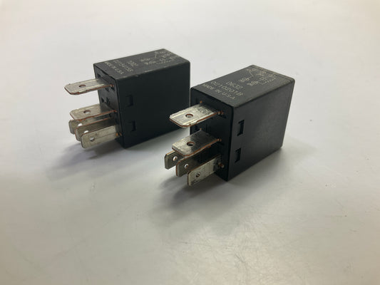(2) NEW UNBOXED 5-pin TYCO 4671168E Multi-Purpose SPDT Relay 72472M For Chrysler