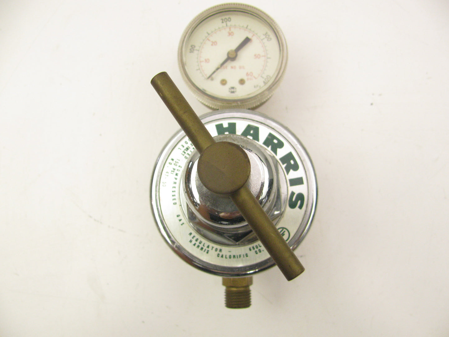 NEW - UNBOXED Harris 47-50 Compressed Gas Regulator W/ Gauge 150 PSI Max Inlet
