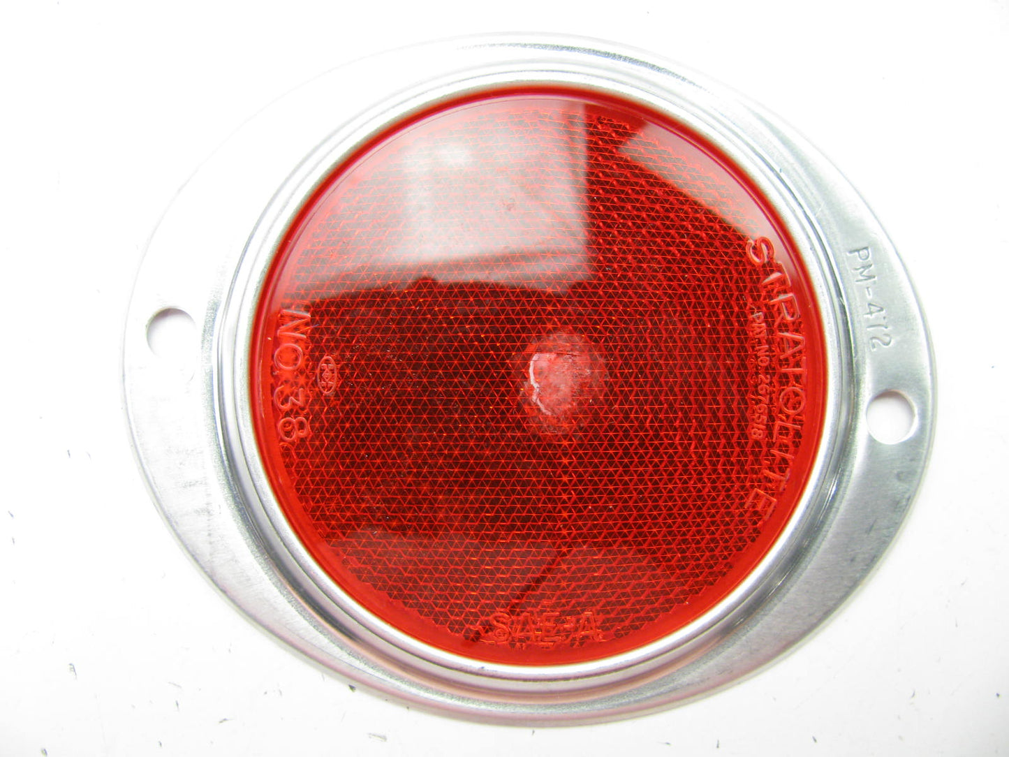 (x10) PETERSON  V472R - 472 Aluminum Oval Reflector - Red