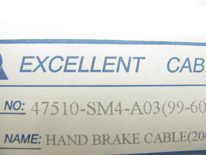 NEW - Out Of Box 47510-SM4-A03 Rear Right Parking Brake Cable 90-92 Honda Accord