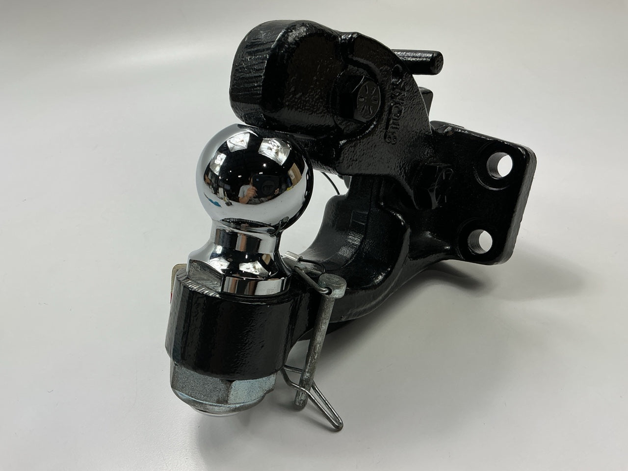 W/O HARDWARE Curt 48190 Ball & Pintle Hitch (2'' Ball, 16,000 Lbs. Max Capacity)