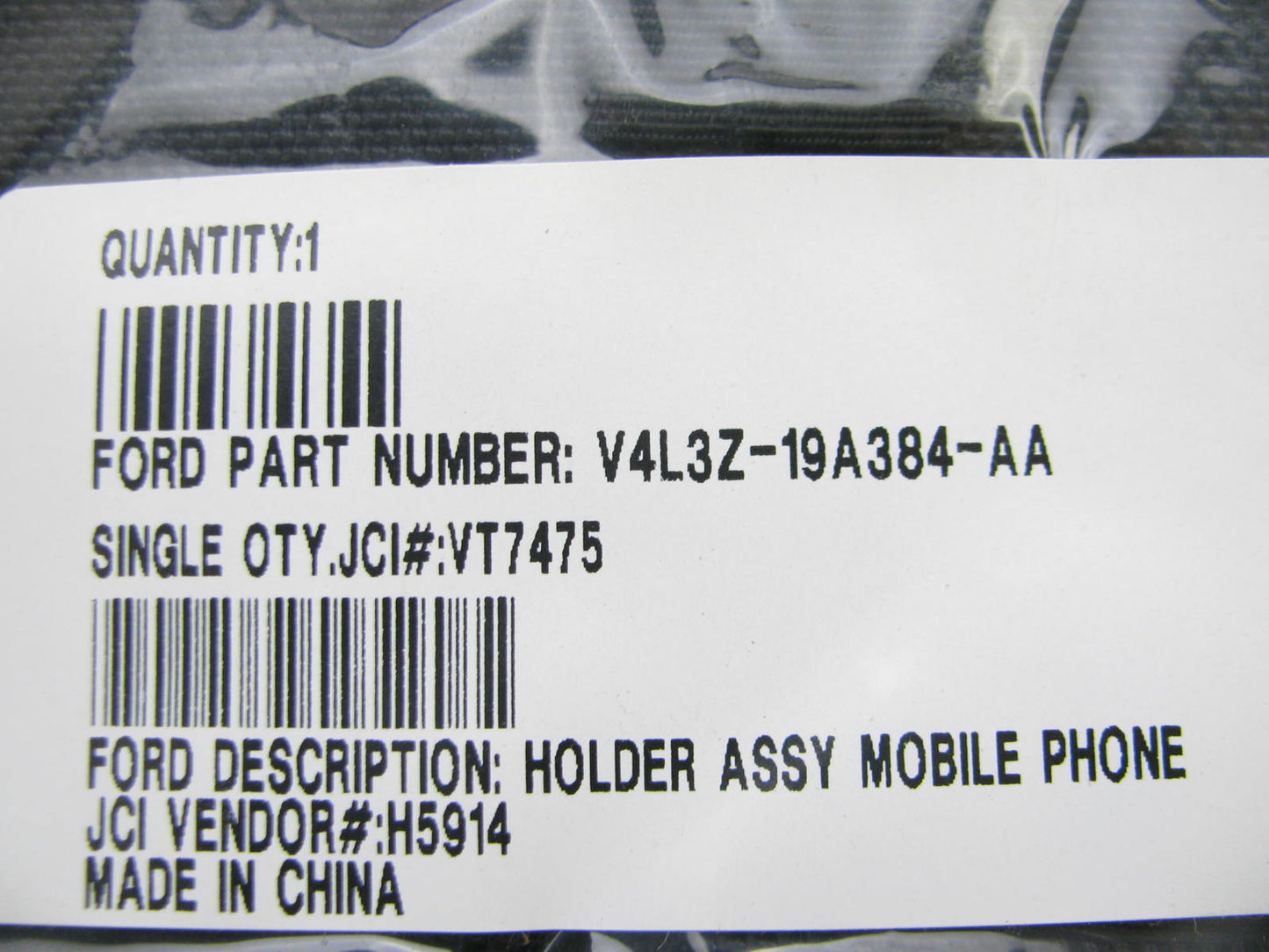 NEW OEM Ford Overhead Bin Console Cell Phone Holder V4L3Z19A384AA For Ford F-150