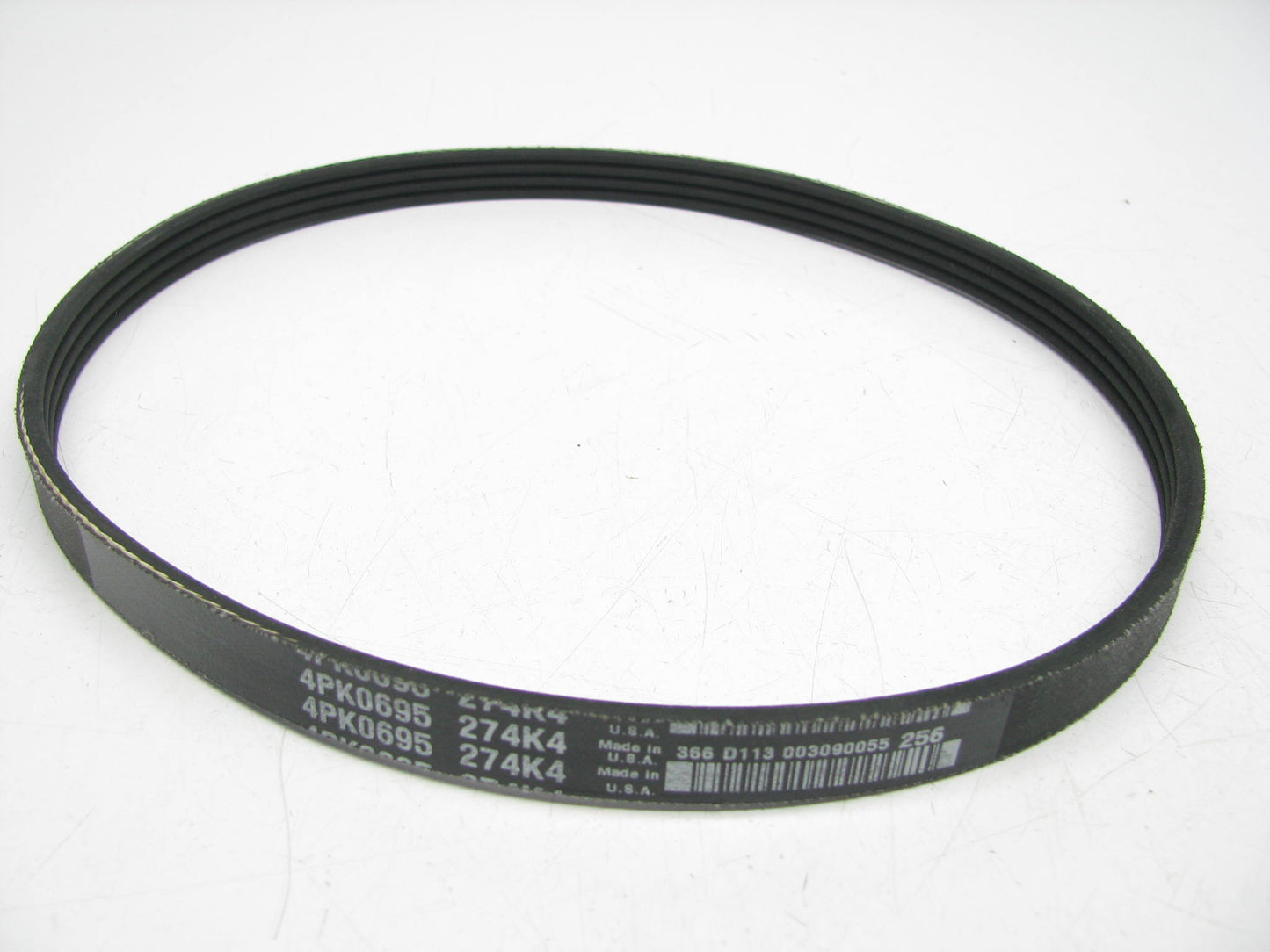 NEW 274K4 / 4PK0695 Serpentine Belt, Made In USA